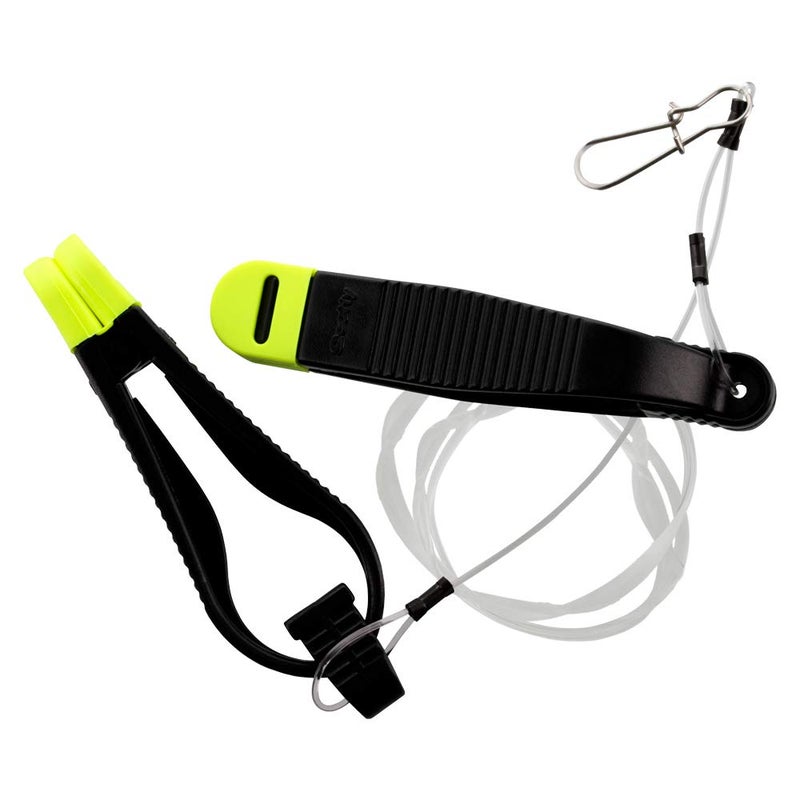Scotty #1191 Power Grip Plus Stacker Release, 48-Inch Leader "Great for Braid" , BLACK - Image 1